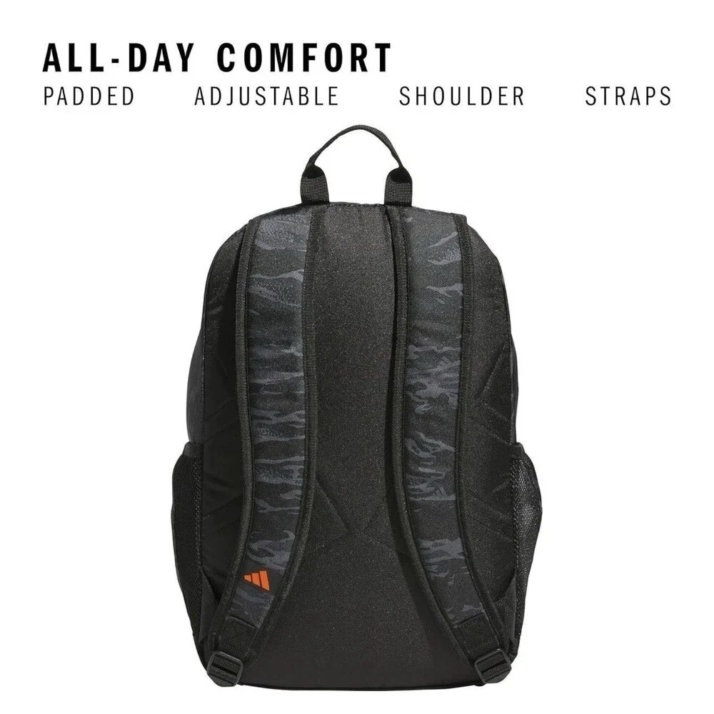 adidas Affiliate Backpack Bag Essential Camo Black/Orange